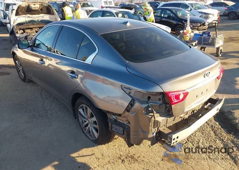 2017 Infiniti Q50 2.0T Base z USA, uszkodzony, nr VIN JN1CV7AP7HM640801